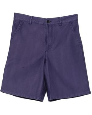 A.P.C. Bermuda Moleskine - Purple