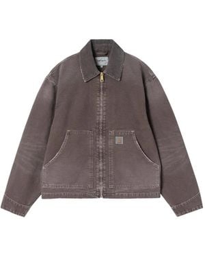Carhartt Arcan Zip-Up Denim Jacket - Green