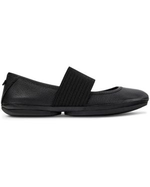 Camper Slip-On Ballerina Shoes - Black