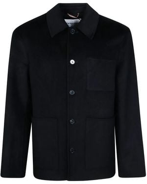 Amaranto Jacke Mit Aufgesetzten Taschen - Schwarz