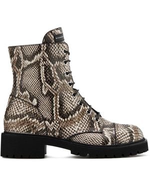 Giuseppe Zanotti Thora Lace-Up Boots - Brown