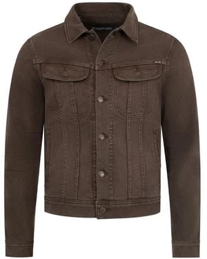 Tom Ford Western Corduroy Denim Jacket - Brown