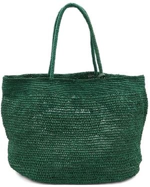 The Row Oregon Interwoven Tote Bag - Green