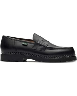 Paraboot Reims Leather Loafers - Black