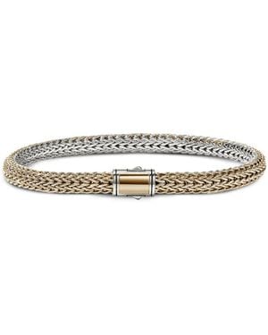 John Hardy 14K And Sterling Icon Bracelet - White