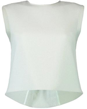 Adam Lippes Ärmellose Mercer Bluse - Grün