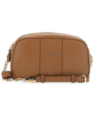 Liu Jo Logo-Detail Cross Body Bag - Brown