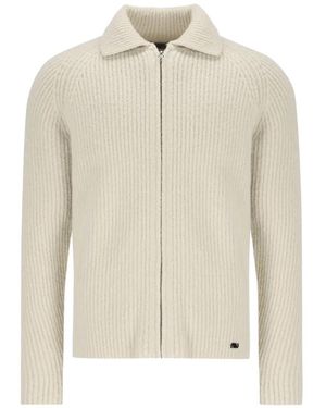 Massimo Osti Studio Jersey De Canalé Con Manga Raglán - Blanco
