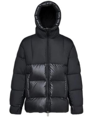 Pyrenex Manteau Zippé À Capuche - Noir