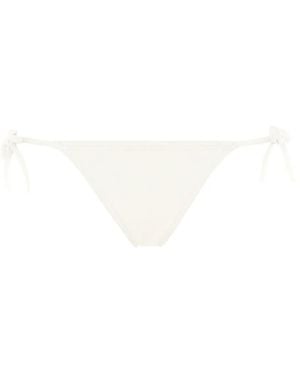 Eres Bragas De Bikini Malou Con Lazos Laterales - Blanco