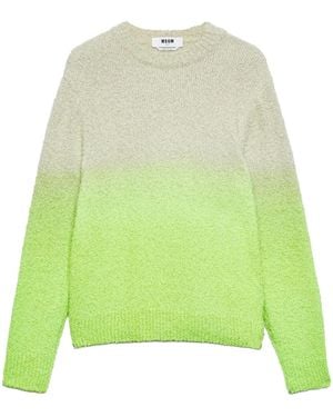 MSGM グラデーション プルオーバー - グリーン