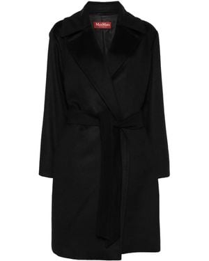 Max Mara Wool Midi Coat - Black