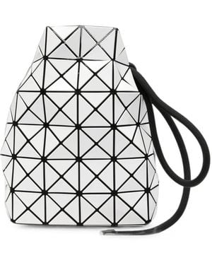 Issey Miyake Bolso Bombonera Con Motivo Geométrico - Blanco