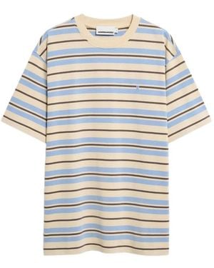 ARMEDANGELS Markos T-Shirt Mit Querstreifen - Weiß