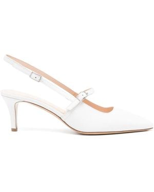 P.A.R.O.S.H. 70Mm Slingback Pumps - White
