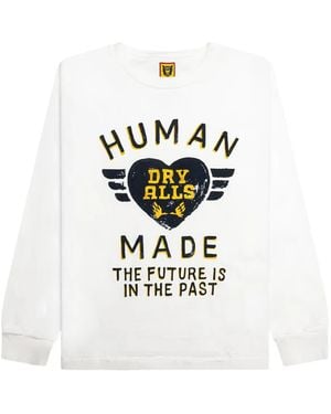 Human Made Heart-Logo Long-Sleeve T-Shirt - White