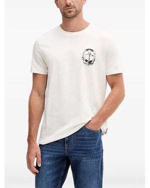 Joop! Anchor-Print T-Shirt - White