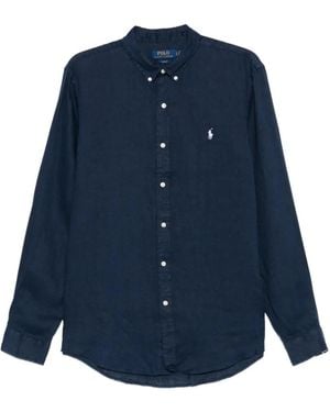 Polo Ralph Lauren Polo Pony Linen Shirt - Blue