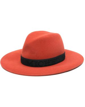 Maison Michel Zango Ribbon Hat - Red