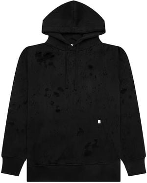 6 Moncler 1017 ALYX 9SM Hoodie im Distressed-Look - Schwarz