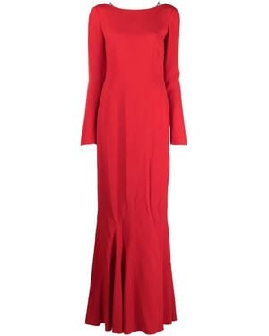 Givenchy Chain-Link Detail Dress - Red