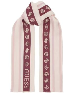 Guess 4G Peony Logo Scarf - Pink