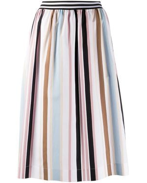Woolrich Striped A-Line Skirt - Multicolor