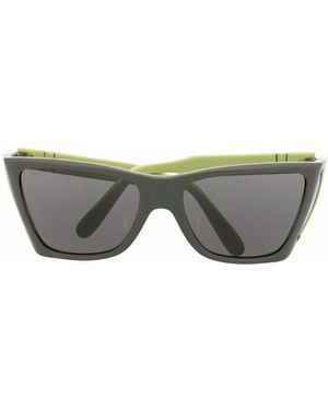 Persol Colour-Block Square Frame Sunglasses - Grey