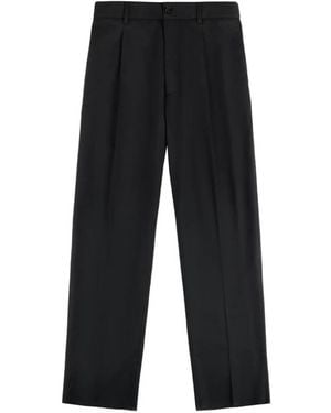 Hogan Pantalones De Satén Bi-Elástico - Negro