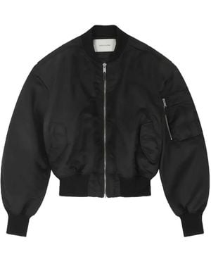 Entire studios Zip-Up Bomber Jacket - Black
