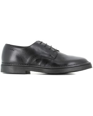 Alexander Hotto Leren Derby Veterschoenen - Zwart