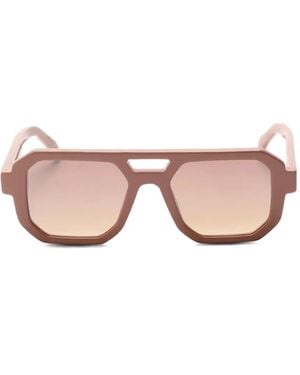 G.O.D Eyewear Thirty Four Ayers Geometric-Frame Sunglasses - Pink