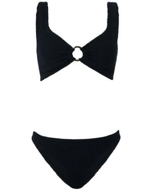 Hunza G Bikini Julia À Détail D'Anneau - Black