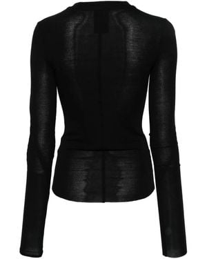 Thom Krom Long Vest - Nero