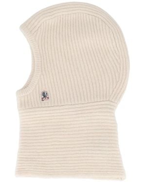 Parajumpers Vinica Knitted Balaclava Hat - White
