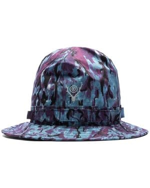South2 West8 Jungle Hat Cotton Hat - Blue