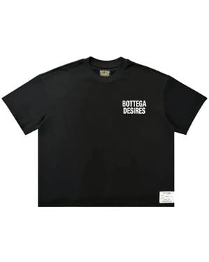 Bottega Desires Logo-Print T-Shirt - Black
