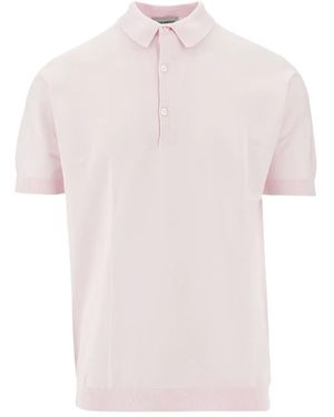 John Smedley Adria Polo Shirt - Pink