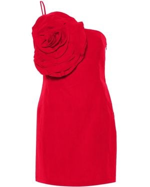 Blumarine Minikleid Mit Blumenapplikation - Rot