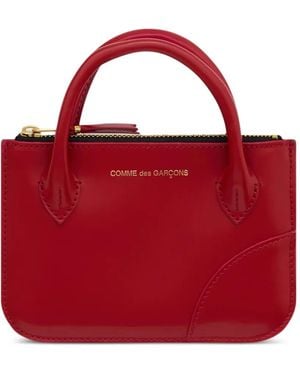 Comme des Garçons Top Handle Zip Wallet - Red