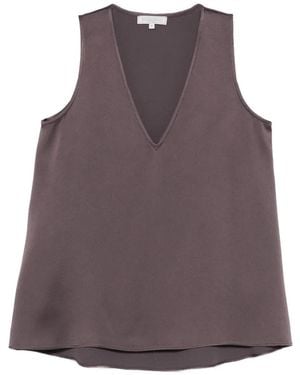 Antonelli Angelica V-Neck Blouse - Purple