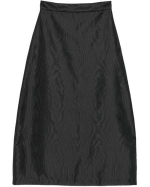 Lunatica Milano Textured Maxi Skirt - Grey
