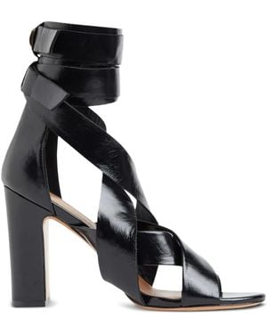 Cynthia Rowley Cece Sandalen Mit Wickelschnalle 100Mm - Schwarz