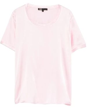 Maje Short-Sleeve Top - Pink