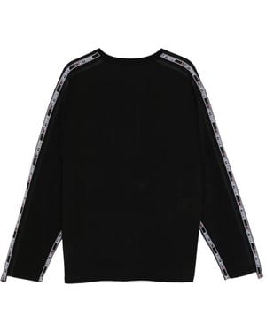 we11done Logo-Embroidered T-Shirt - Black