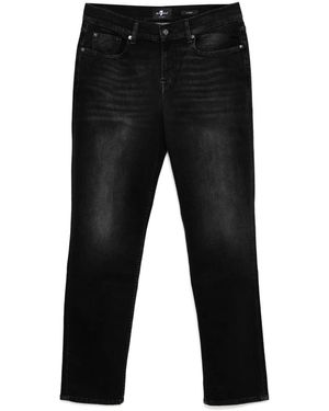 7 For All Mankind Slimmy テーパードジーンズ - ブラック