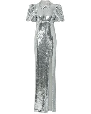 Rebecca Vallance Verziertes Olympia Maxikleid - Weiß