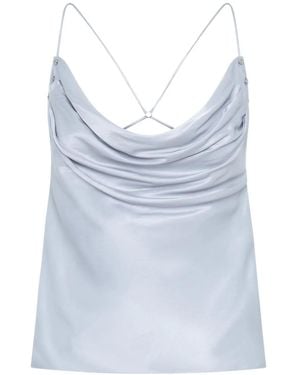 Dion Lee Top Met Col - Blauw