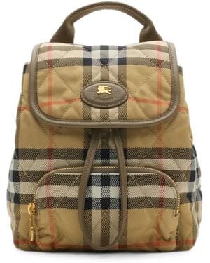 Burberry Mini Rucksack Mit Steppung - Natur