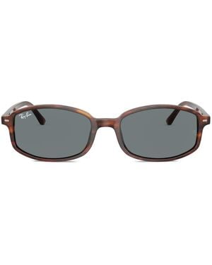 Ray-Ban Sam Rectangle-Frame Sunglasses - Grey
